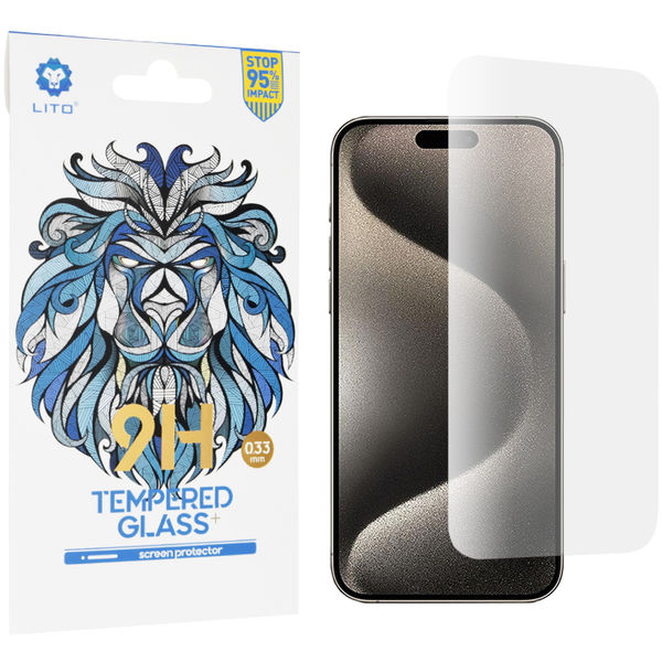 Lito - 2.5D Classic Glass - iPhone 15 Pro Max - Clear