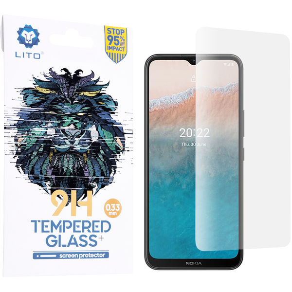 Lito - 2.5D Classic Glass - Nokia C21 Plus - Clear