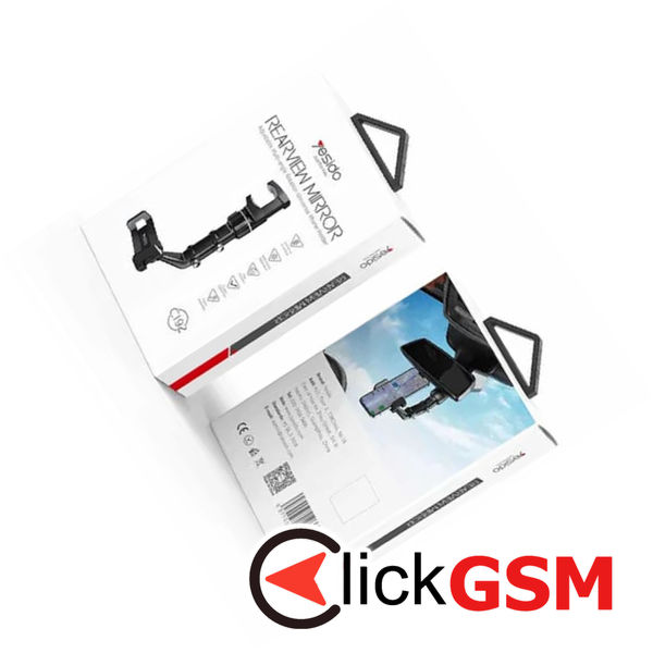 Yesido - Car Holder (C192) - for Rearview Mirror, Adjustable Angle - Black