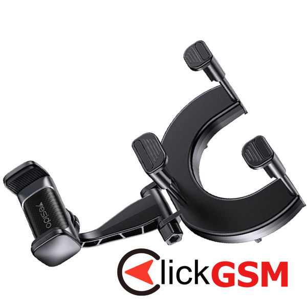 Yesido - Car Holder (C193) - for Rearview Mirror, Adjustable Angle - Black