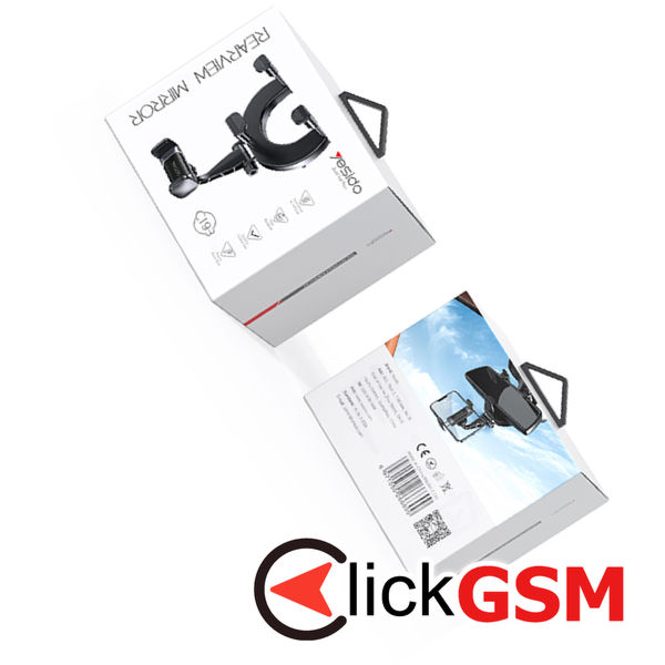 Yesido - Car Holder (C193) - for Rearview Mirror, Adjustable Angle - Black