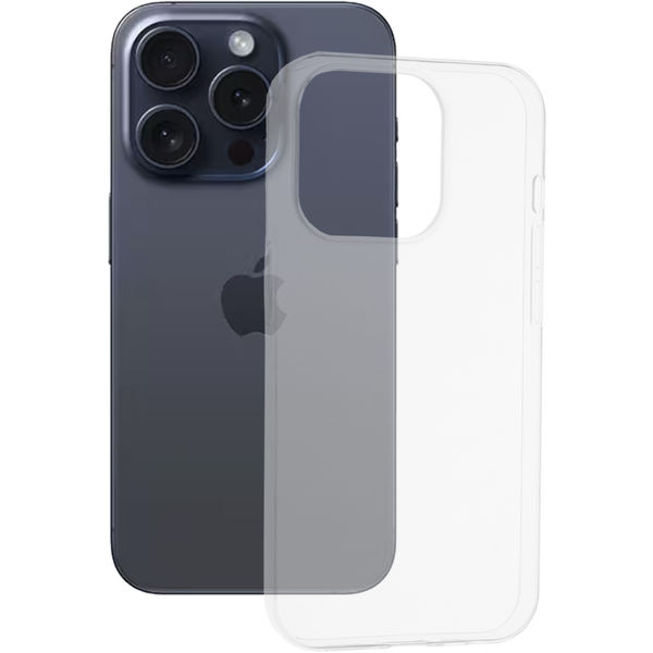 Techsuit - Clear Silicone - iPhone 15 Pro - Transparent