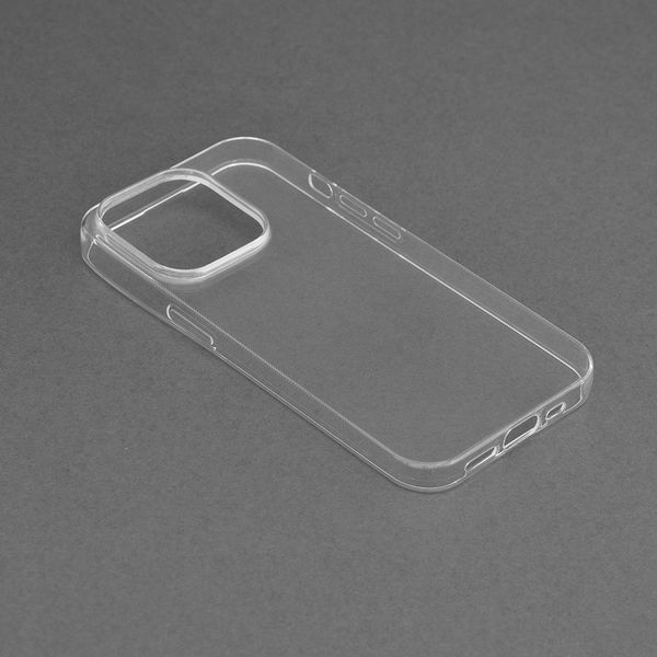 Techsuit - Clear Silicone - iPhone 15 Pro - Transparent