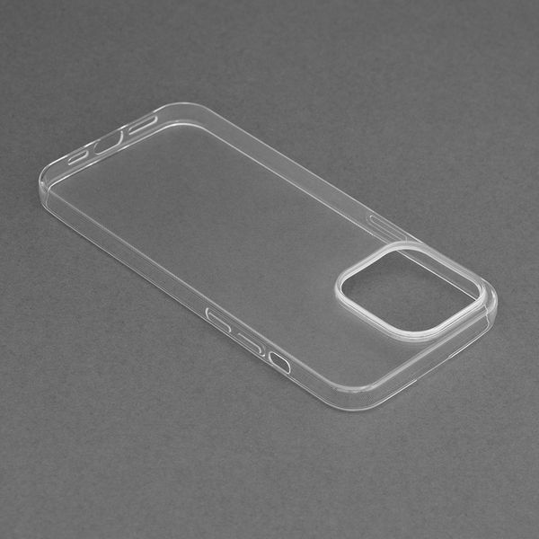 Techsuit - Clear Silicone - iPhone 15 Pro Max - Transparent