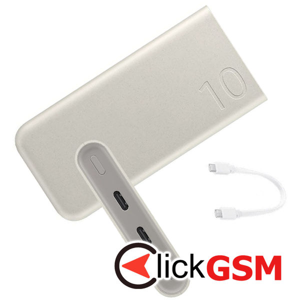 Samsung - Original Power Bank (EB-P3400XUEGEU) - 2x Type-C 25W Super Fast Charging, 10000mAh - Gray (Blister Packing)