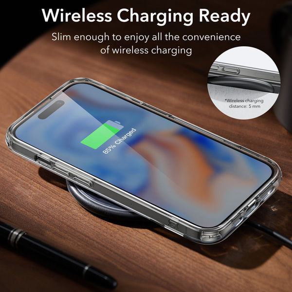 ESR - Air Shield Boost Kickstand - iPhone 15 Plus - Clear