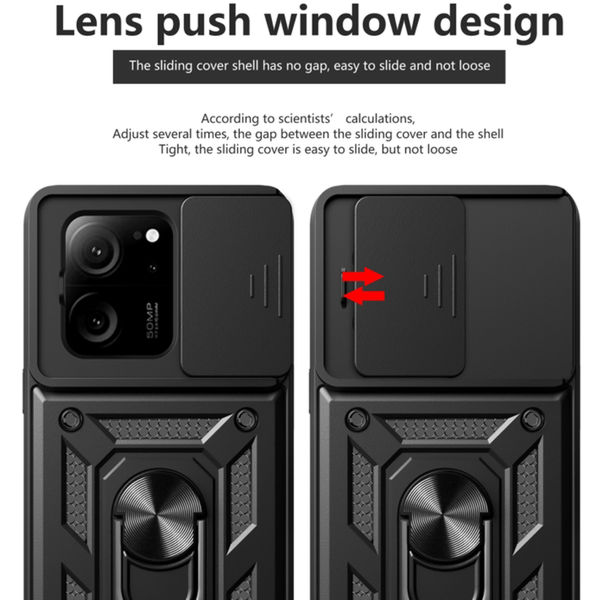 Techsuit - CamShield Series - Xiaomi 13T / 13T Pro - Black