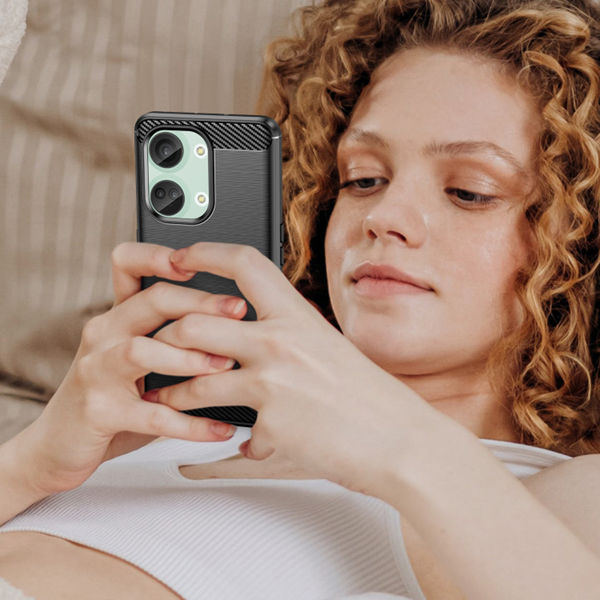 Techsuit - Carbon Silicone - OnePlus Nord 3 - Black