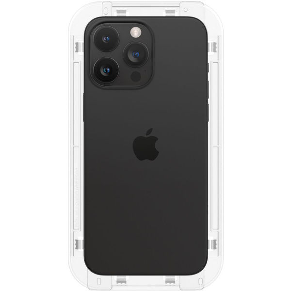 Spigen - Glas.tR EZ-FIT - iPhone 15 Pro - Black