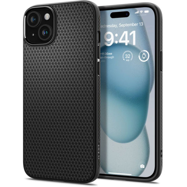 Spigen - Liquid Air - iPhone 15 - Matte Black