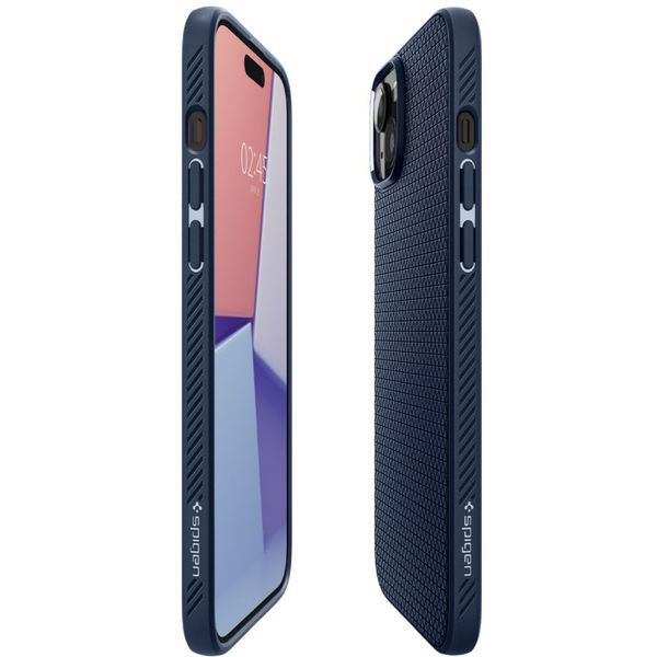 Spigen - Liquid Air - iPhone 15 - Navy Blue
