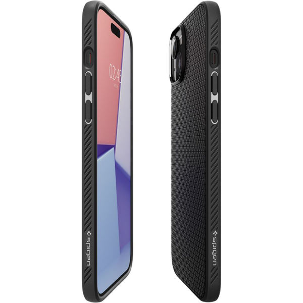Spigen - Liquid Air - iPhone 15 Plus - Matte Black