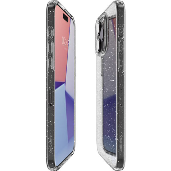 Spigen - Liquid Crystal Glitter - iPhone 15 Pro - Crystal Quartz