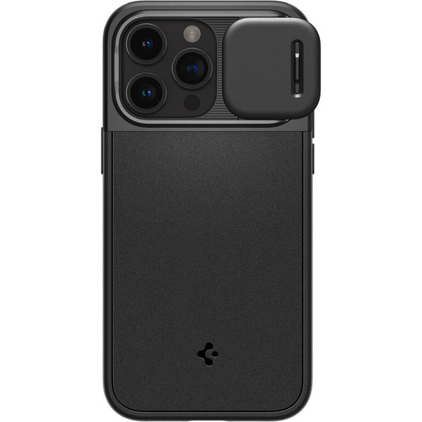 Spigen - Optik Armor - iPhone 15 Pro Max - Black