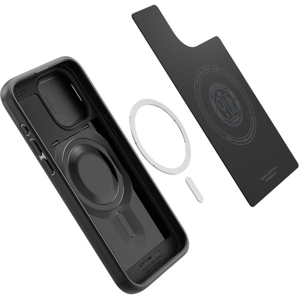Spigen - Optik Armor - iPhone 15 Pro Max - Black