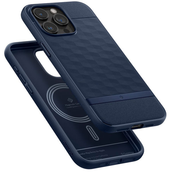 Spigen - Caseology Parallax MagSafe - iPhone 15 Pro Max - Midnight Blue