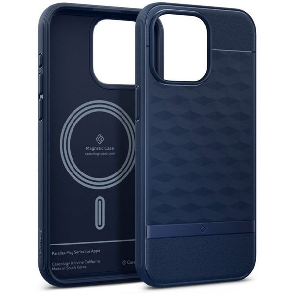 Spigen - Caseology Parallax MagSafe - iPhone 15 Pro Max - Midnight Blue