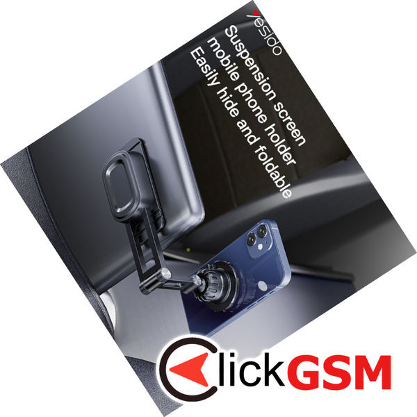 Yesido - Car Holder (C155) - Strong Magnetic Grip, for Vehicle Universal Floating Screen, Tesla Display Model 3/Y - Black