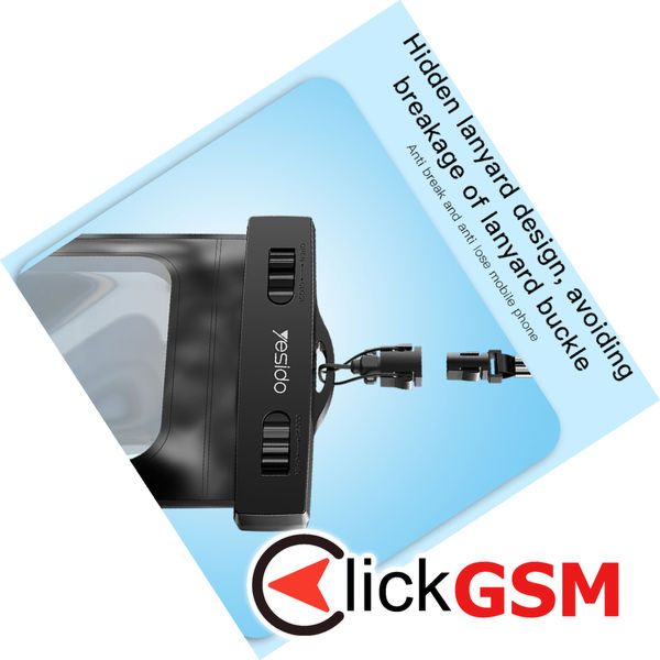 Yesido - Waterproof Case (WB10) - IPX8, for Phone max 6.7 - Black