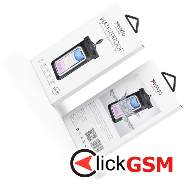 Yesido - Waterproof Case (WB10) - IPX8, for Phone max 6.7 - Black