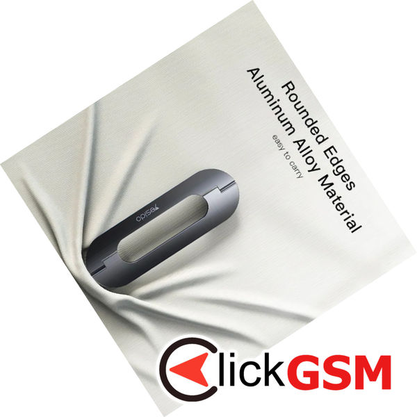 Yesido - Laptop Holder (LP03) - Compact Design, Zinc Alloy - Silver