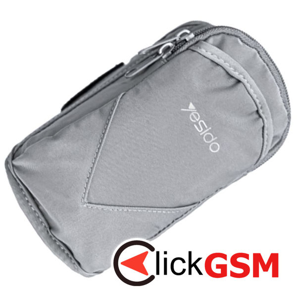 Yesido - Sports Armband (WB12) - with Velcro, for Phones, max 6.8 - Grey