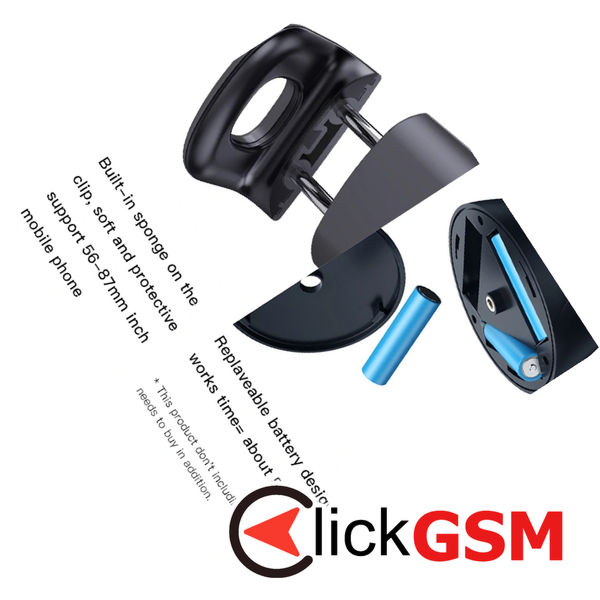 Yesido - Selfie Stick (SF10) - Stable, Intelligent Face Recognition, 360° Rotation - Black