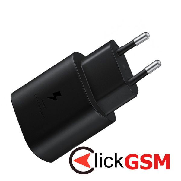 Samsung - Wall Charger EP-TA800EBE (GP-PTU021SOABQ) - Type-C, Fast Charging, 25W, 3A - Black (Bulk Packing)