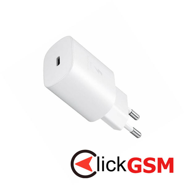 Samsung - Wall Charger EP-TA800EWE (GP-PTU021SOAWQ) - Type-C, Fast Charging, 25W, 3A - White (Bulk Packing)