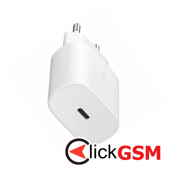 Samsung - Wall Charger EP-TA800EWE (GP-PTU021SOAWQ) - Type-C, Fast Charging, 25W, 3A - White (Bulk Packing)