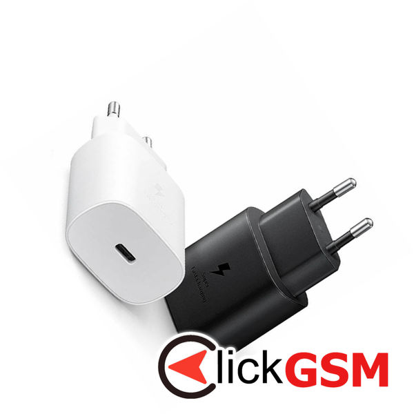 Samsung - Wall Charger EP-TA800EWE (GP-PTU021SOAWQ) - Type-C, Fast Charging, 25W, 3A - White (Bulk Packing)