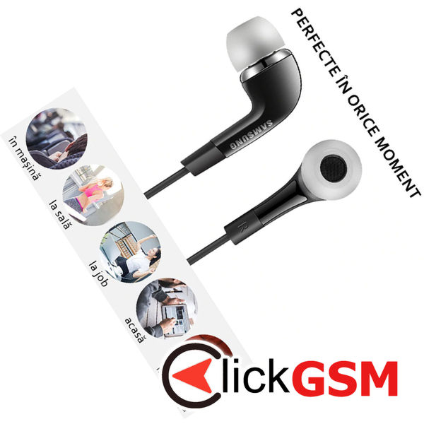 Samsung - Wired Earphones (EHS64AVFBE) - Jack 3.5mm, Microphone, In-Ear, 1.2m - Black (Bulk Packing)