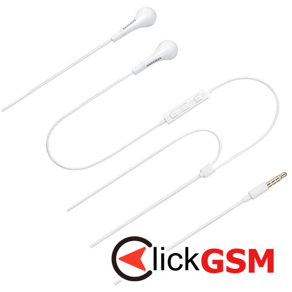 Samsung - Wired Earphones (EHS64AVFWE) - Jack 3.5mm, Microphone, In-Ear, 1.2m - White (Bulk Packing)
