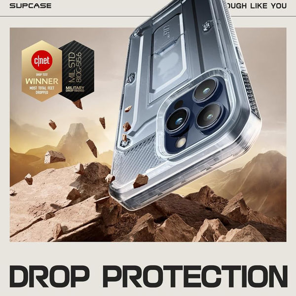 Supcase - Unicorn Beetle Pro - iPhone 15 Pro - Clear