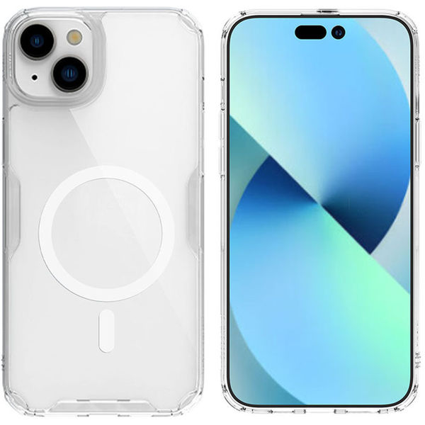 Nillkin - Nature TPU MagSafe Case - iPhone 15 Plus - Transparent