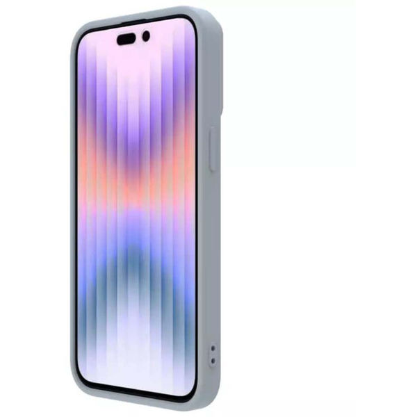 Nillkin - CamShield Silky MagSafe Silicone - iPhone 15 Pro - Haze Blue