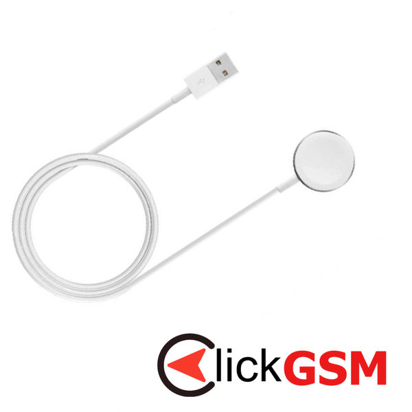 Apple - Wireless Charging Cable (MX2F2ZM/A) - USB to Apple Watch, 2m - White (Bulk Packing)