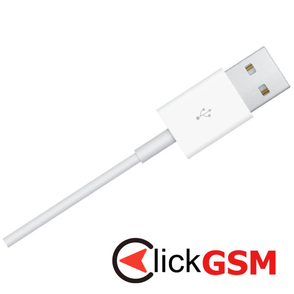 Apple - Wireless Charging Cable (MX2F2ZM/A) - USB to Apple Watch, 2m - White (Bulk Packing)