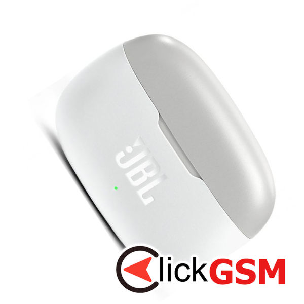 JBL - Wireless Earbuds (Wave 200) - Bluetooth 5.0, True Wireless, Microphone, Voice Assistant, Siri - White