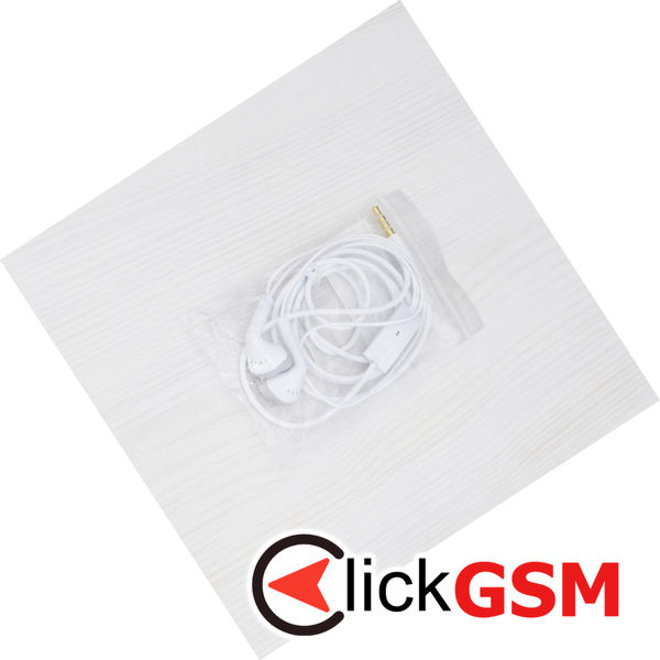 Samsung - Original Wired Earphones (EHS61ASFWE) - Jack 3.5mm, Half-In-Ear, Stereo, Microphone - White (Bulk Packing)