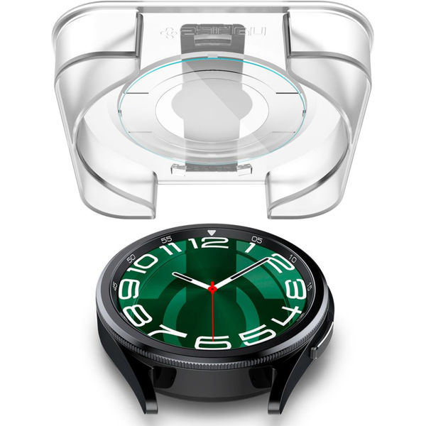 Spigen - Glas.tR EZ Fit (2 pack) - Samsung Galaxy Watch6 Classic 47mm - Clear