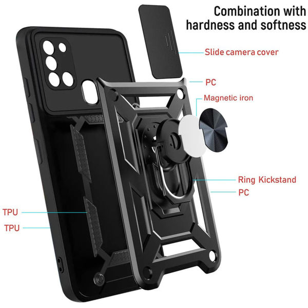 Techsuit - CamShield Series - Samsung Galaxy A21s - Black