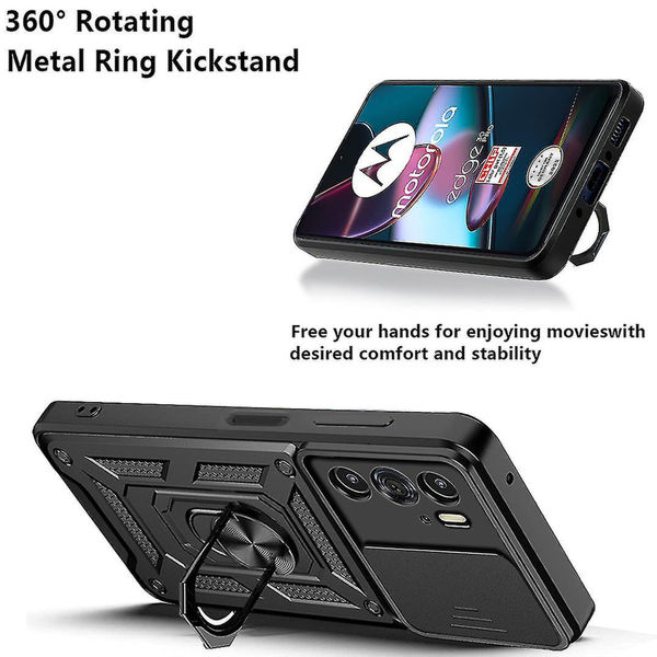 Techsuit - CamShield Series - Motorola Edge 30 Pro - Black