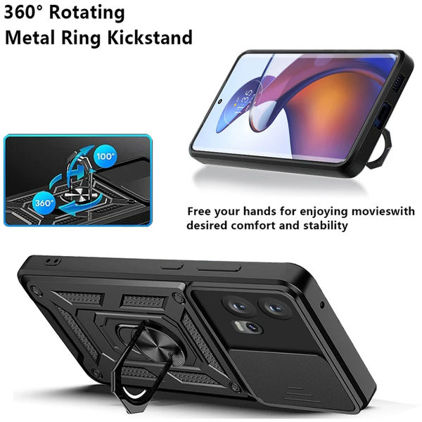 Techsuit - CamShield Series - Motorola Edge 30 Fusion - Black