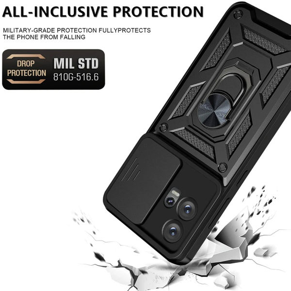 Techsuit - CamShield Series - Motorola Edge 30 Fusion - Black