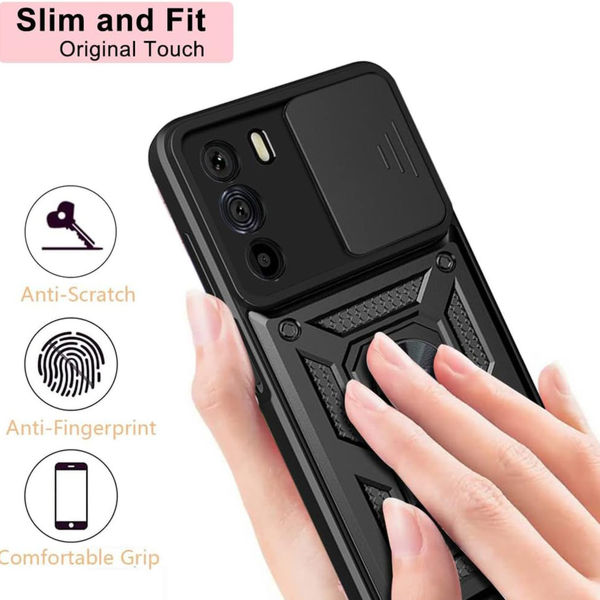 Techsuit - CamShield Series - Motorola Edge 30 - Black