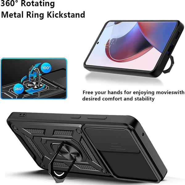 Techsuit - CamShield Series - Motorola Edge 30 Ultra - Black