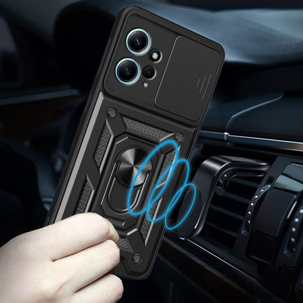 Techsuit - CamShield Series - Xiaomi Redmi Note 12 4G - Black