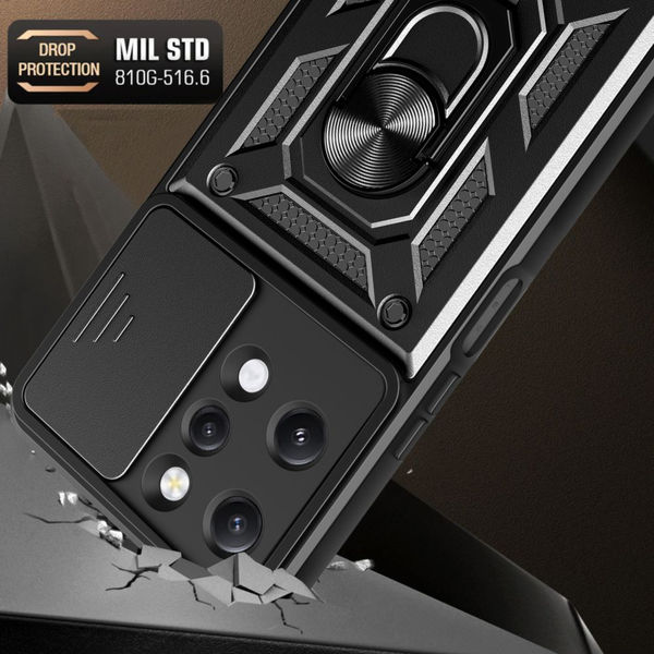 Techsuit - CamShield Series - Xiaomi Redmi 12 4G / 12 5G - Black