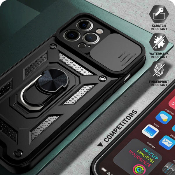 Techsuit - CamShield Series - iPhone 12 Pro Max - Black